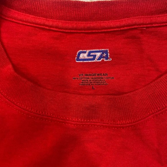 Cleveland Indians Chief Wahoo CSA Large Red Tshirt - Picture 2 of 8